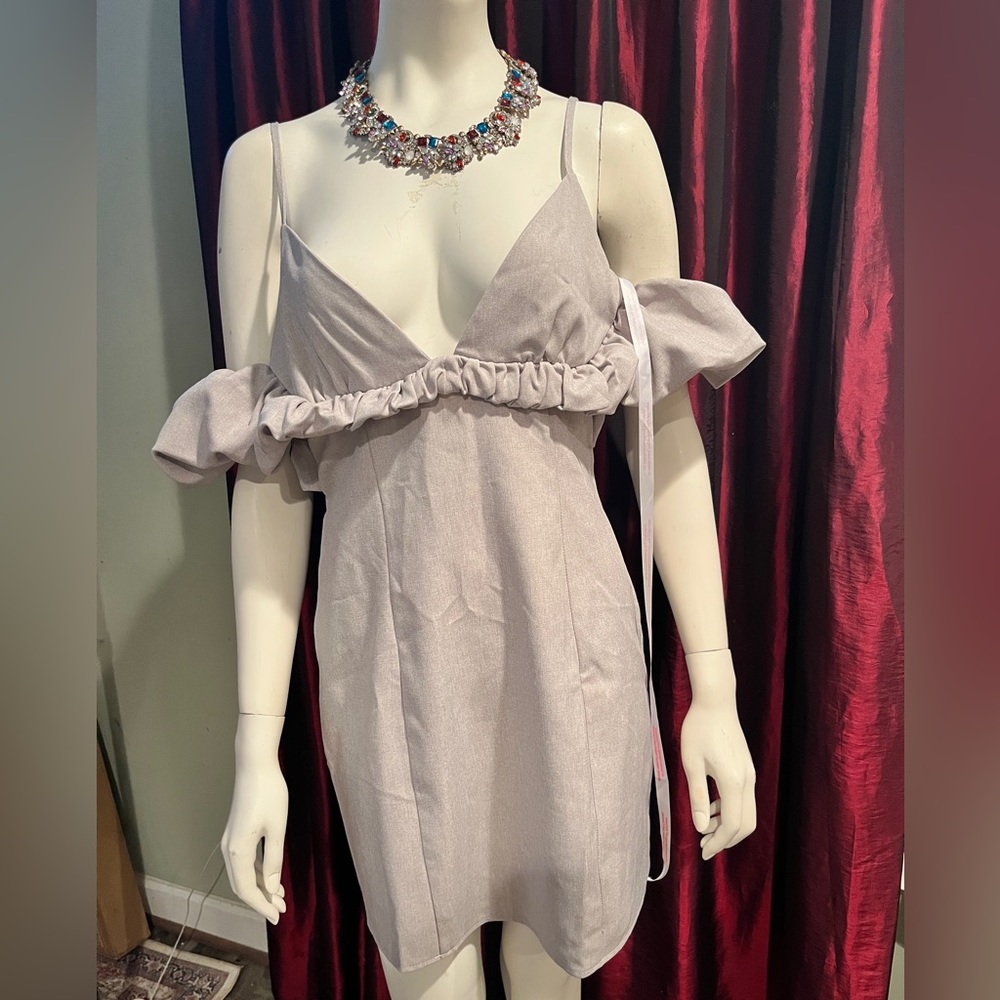 Grey Missguided Sleeveless Dress